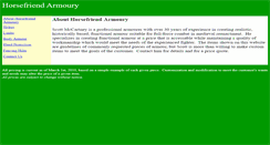 Desktop Screenshot of horsefriendarmory.com