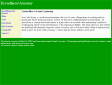 Tablet Screenshot of horsefriendarmory.com